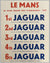 Jaguar original factory victory poster 2