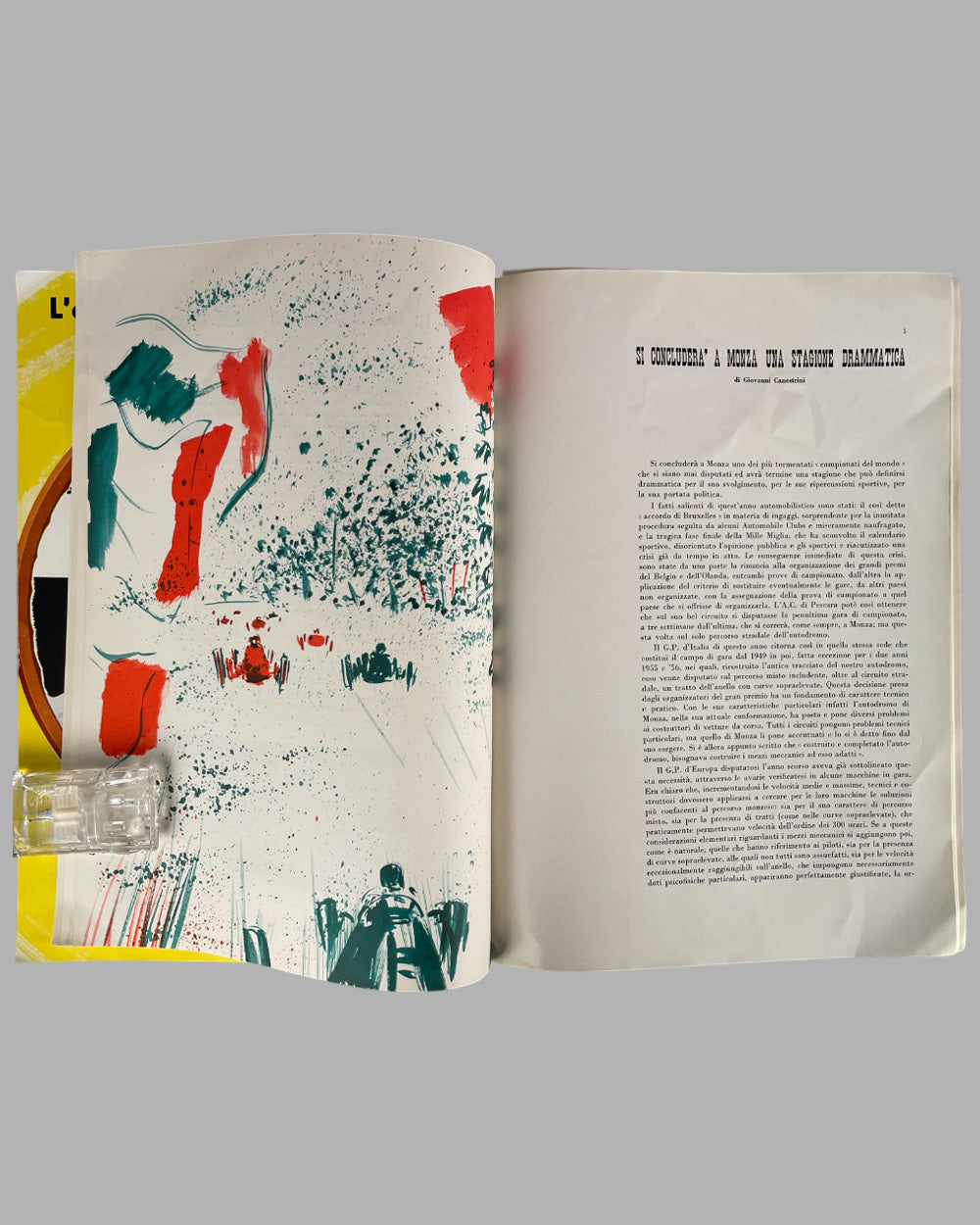 28th Grand Prix of Italy 1957 race program in Monza 6