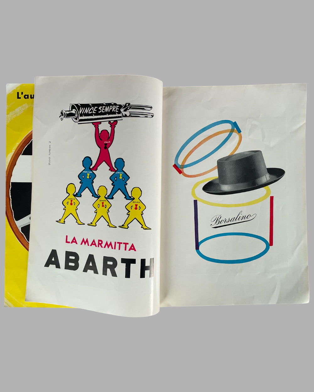 28th Grand Prix of Italy 1957 race program in Monza 2