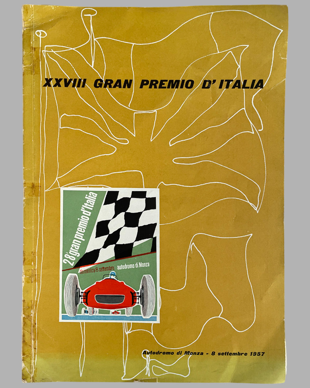 28th Grand Prix of Italy 1957 race program in Monza