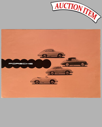 Porsche 356A factory sales brochure, 1957