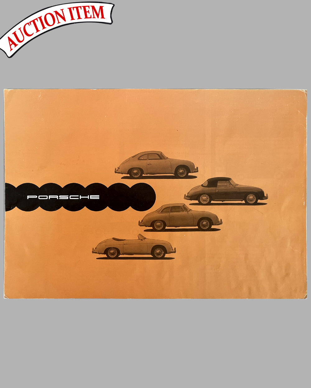 Porsche 356A factory sales brochure, printed in 1957