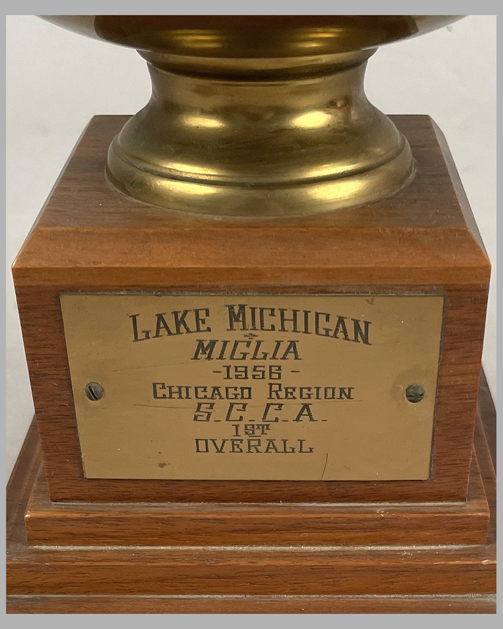 Lake Michigan Miglia 1958 1st place overall trophy 5
