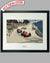 1958 Monaco Grand Prix color photograph by Phil Hill, signed