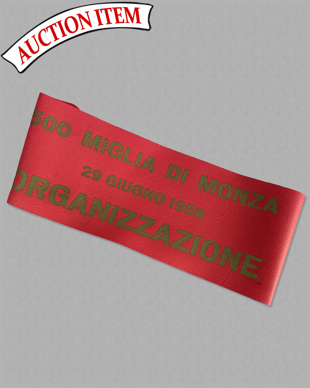 500 Miglia di Monza 1958 official’s armband