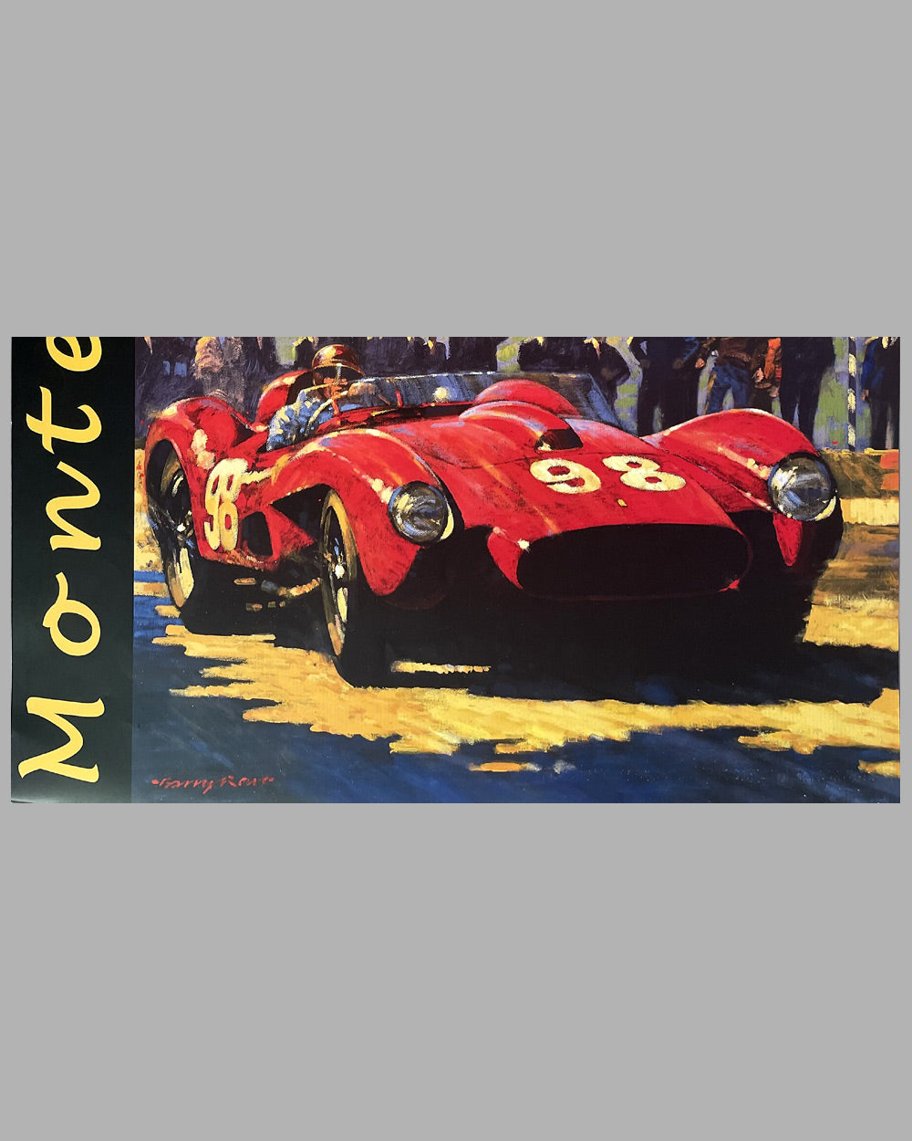 1958 Targa Florio poster by Barry Rowe 3