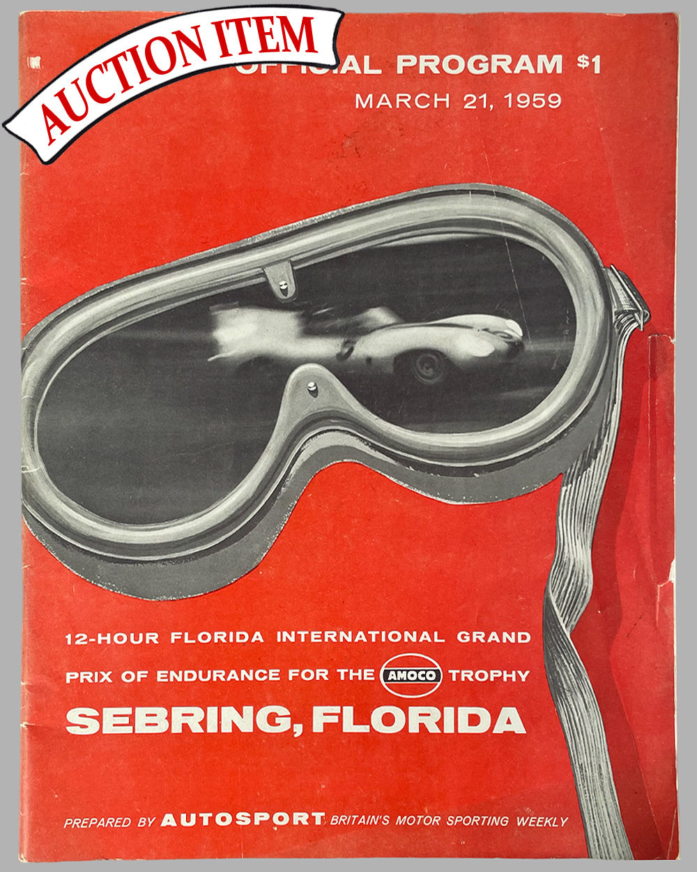 12 Hours of Sebring 1959 official race program