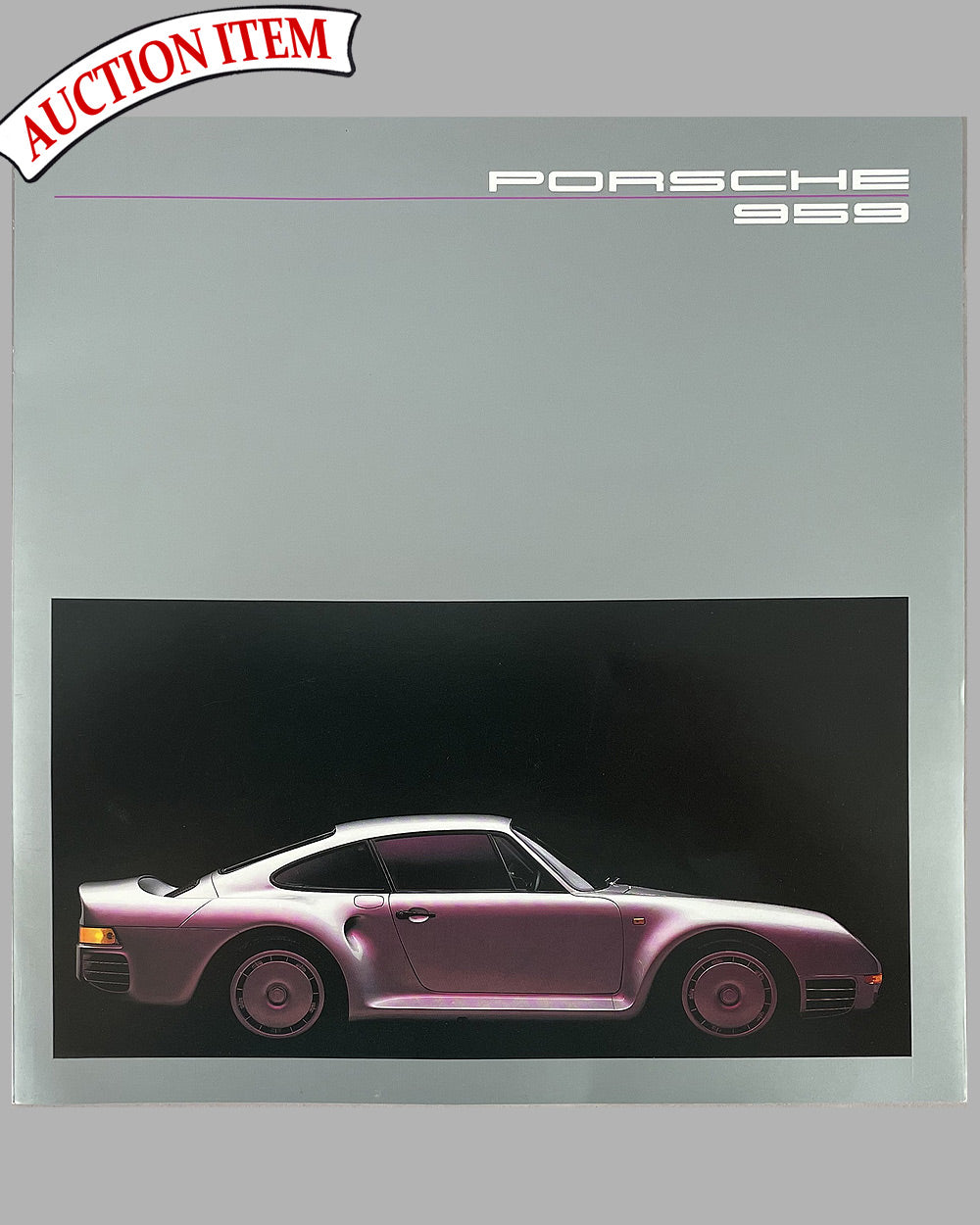 Porsche 959 introduction brochure