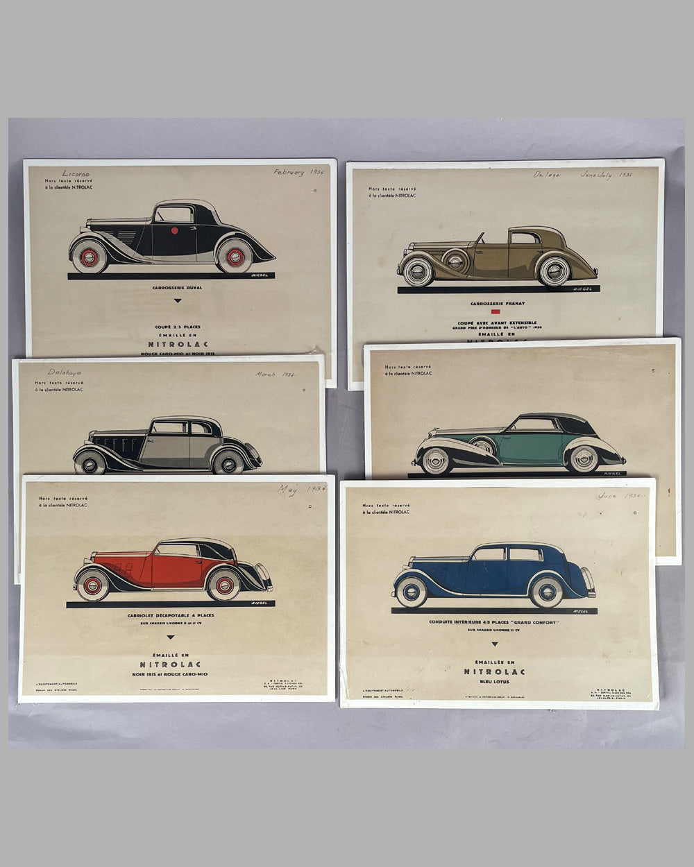 Five Car Styling magazines - l'art et l'automobile