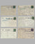 Collection of 6 period postcards from the Indianapolis Motor Speedway