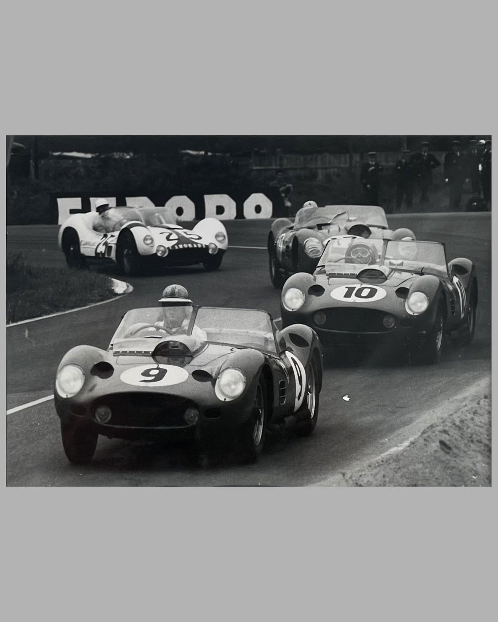 Le Mans 1960 b&amp;w photograph by Yves Debraine