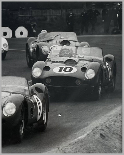 Le Mans 1960 b&w photograph by Yves Debraine 4