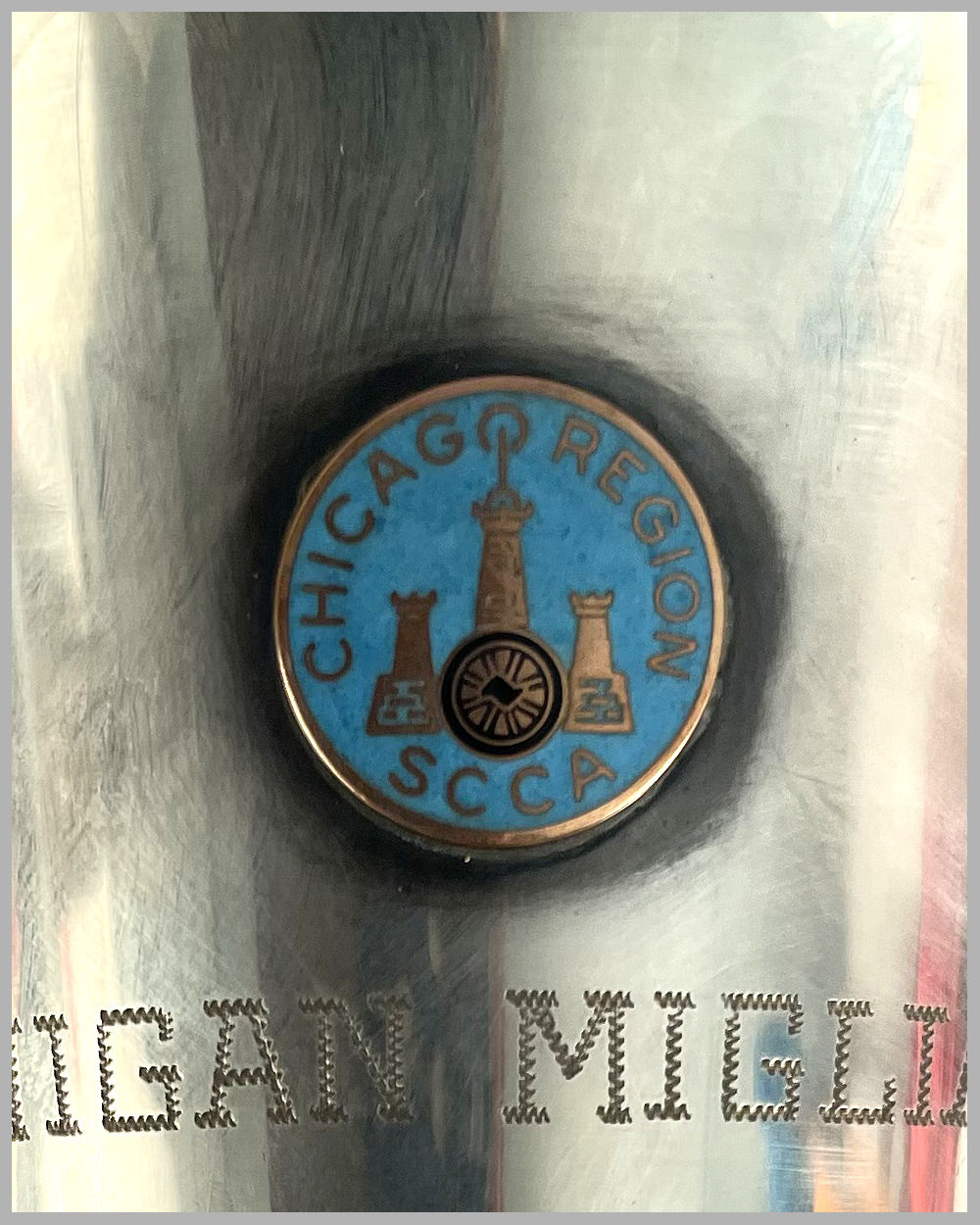 1960 Michigan Miglia VII trophy for 1st place 3