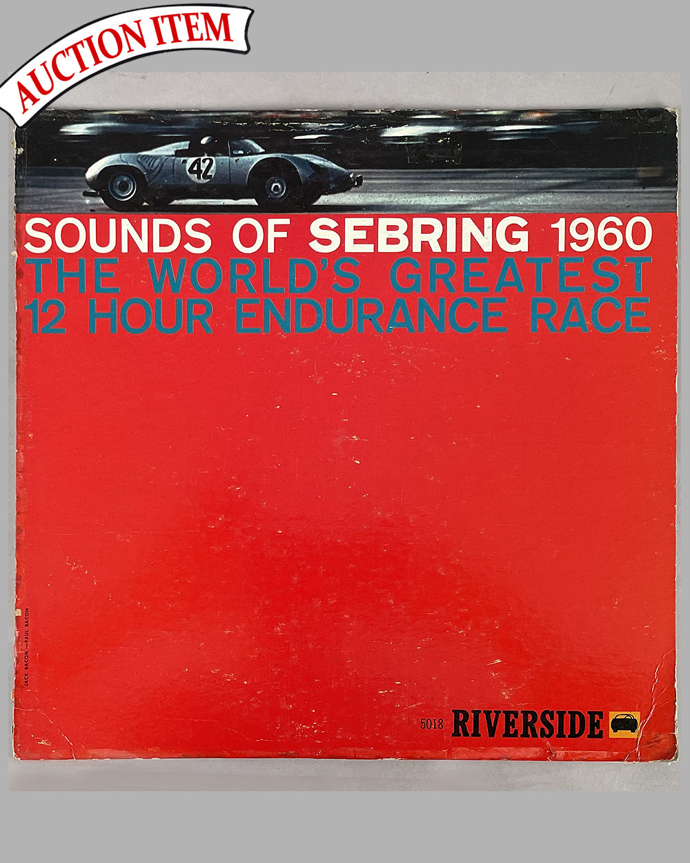 Sounds of Sebring 1960 Riverside vinyl album
