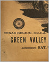 1961 Green Valley Raceway original race poster 3