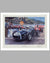 Monaco Grand Prix 1961 print by Nicholas Watts, autographed by Hill, Moss and Walker