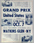 1962 U.S. Grand Prix at Watkins Glen original poster