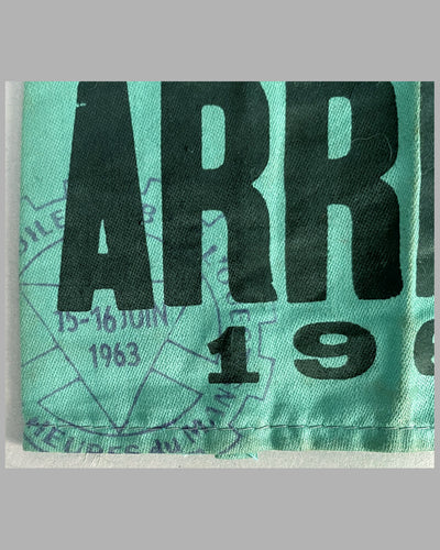 1963 ACO 24 Hours of Le Mans official track access pass 3