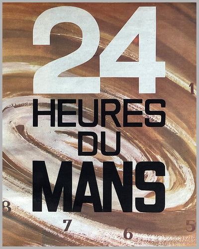 24 Hours of Le Mans 1963 original event poster by G. Leygna 3