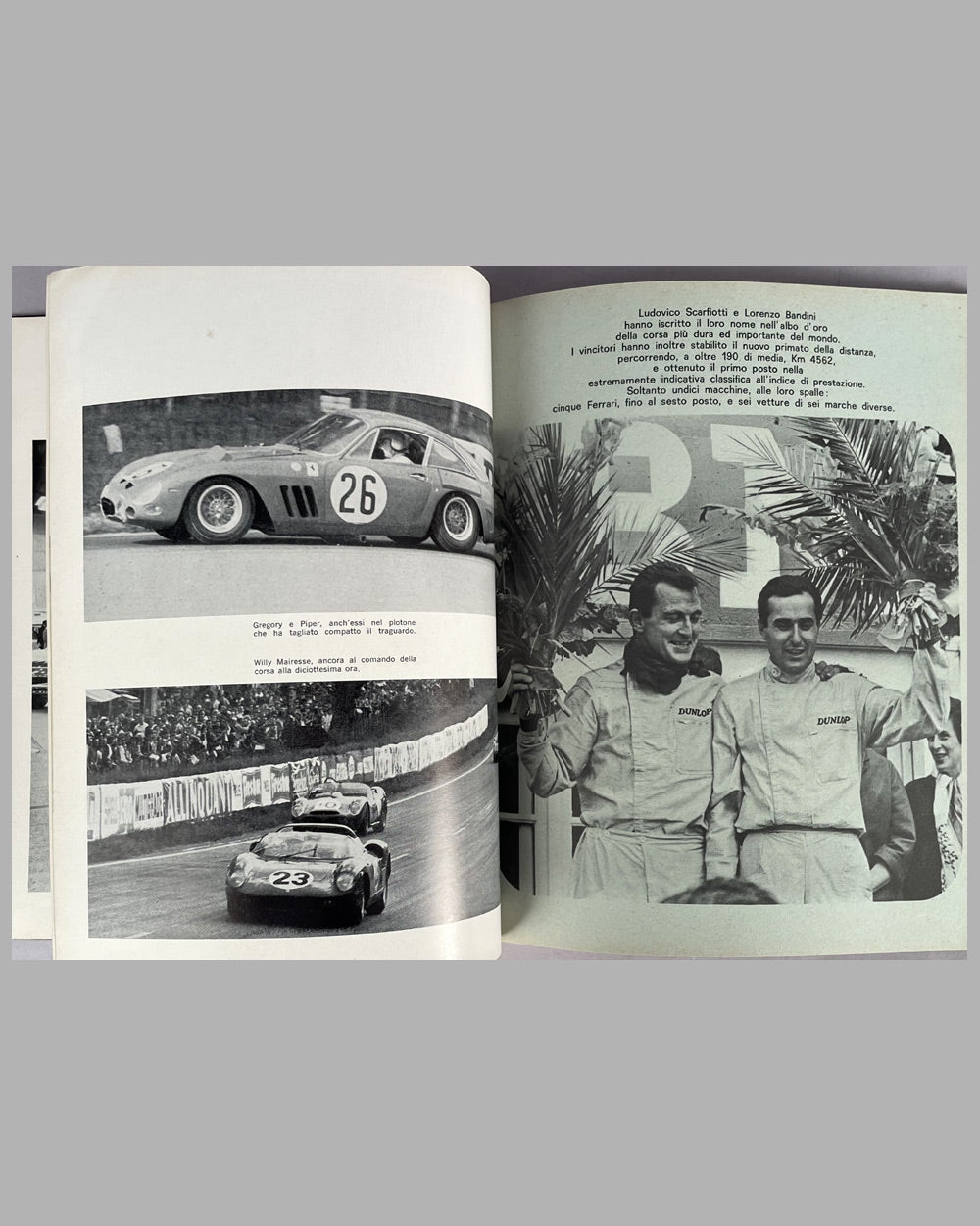 1963 Ferrari factory yearbook autographed by Luigi Chinetti Sr. 2