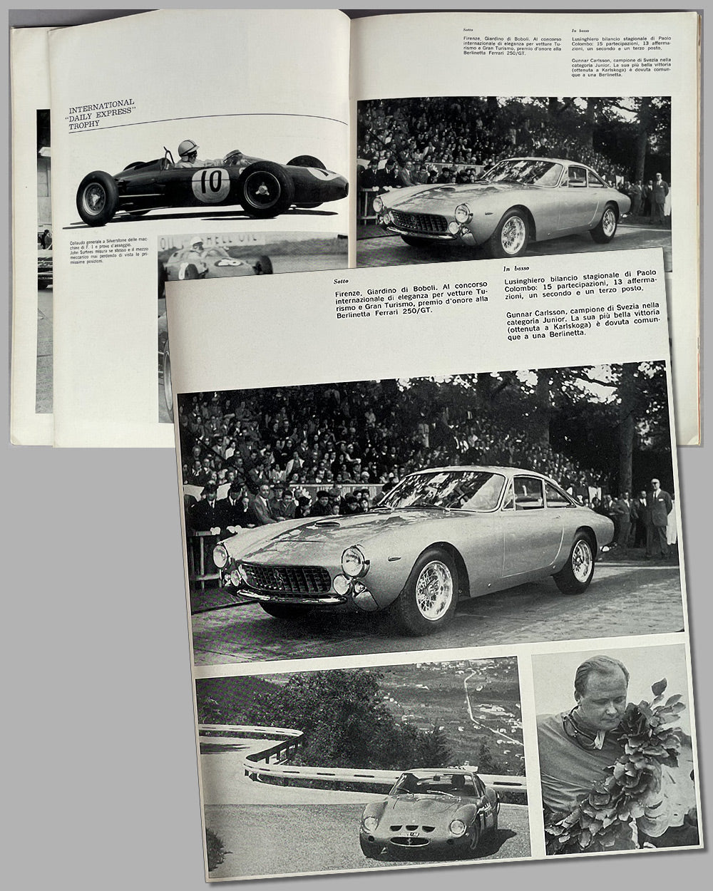 1963 Ferrari factory yearbook autographed by Luigi Chinetti Sr. 5