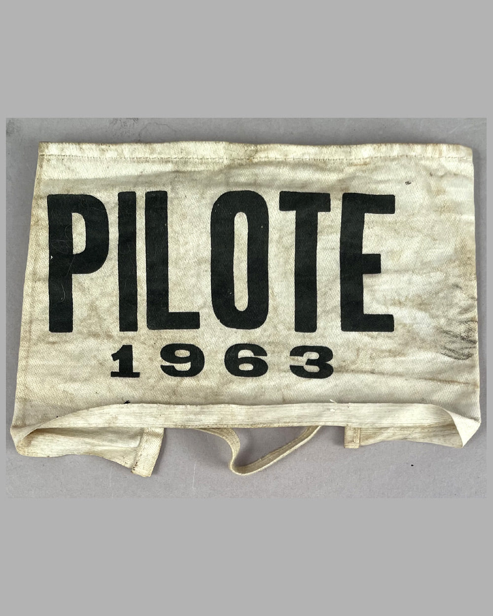 1963 24 Hours of Le Mans pilote armband