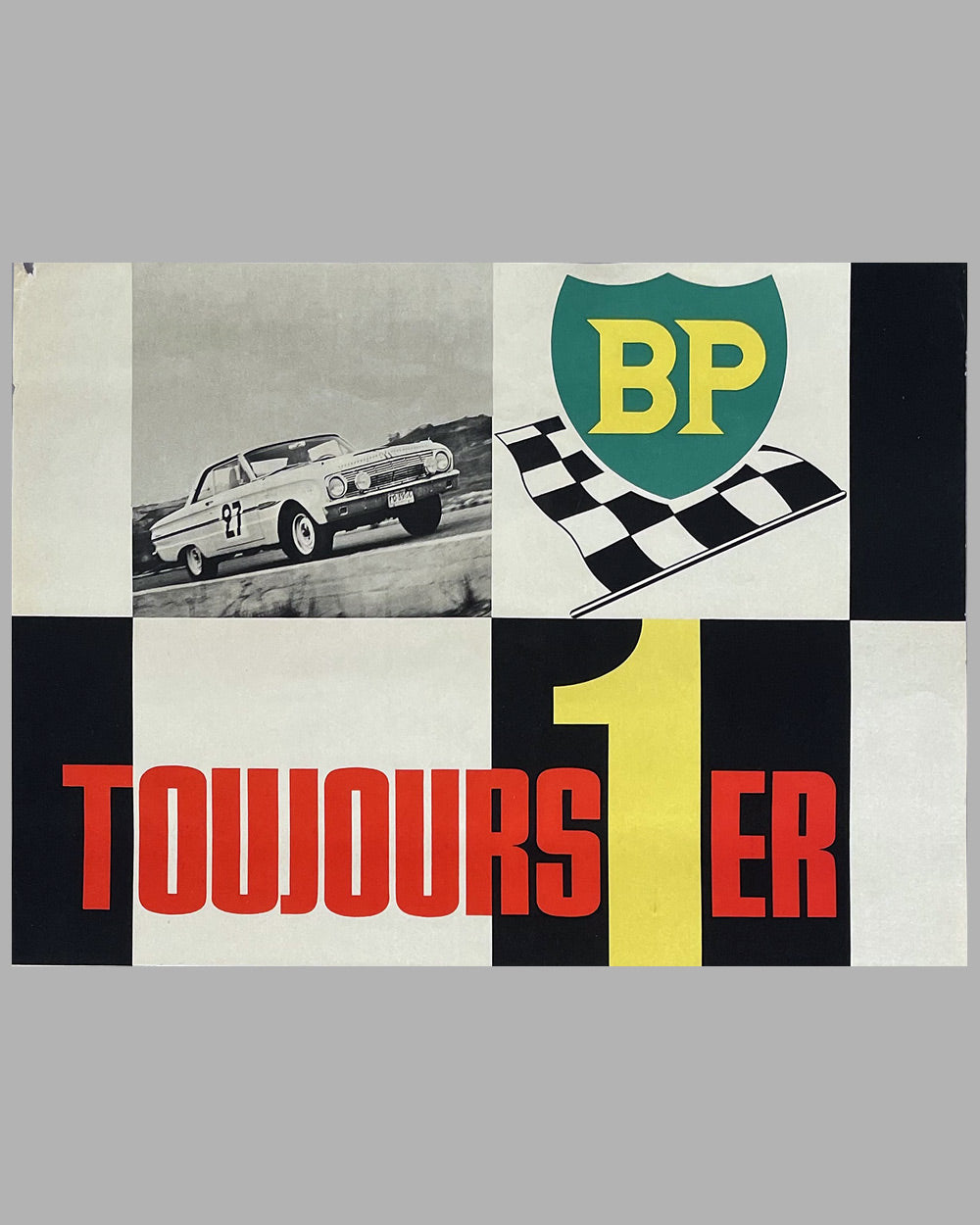 1963 Rallye des Tulipes poster, autographed by Henri Gréder 2