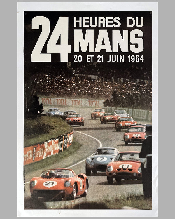 24 Hours Le Mans Vintage 1964 Racing Poster Print Poster Picture A3 A4 24 Hours Le Mans Vintage 1964 Racing Poster Print Poster Picture A3 A4