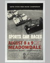 1964 Meadowdale Illinois Sports Car Races poster