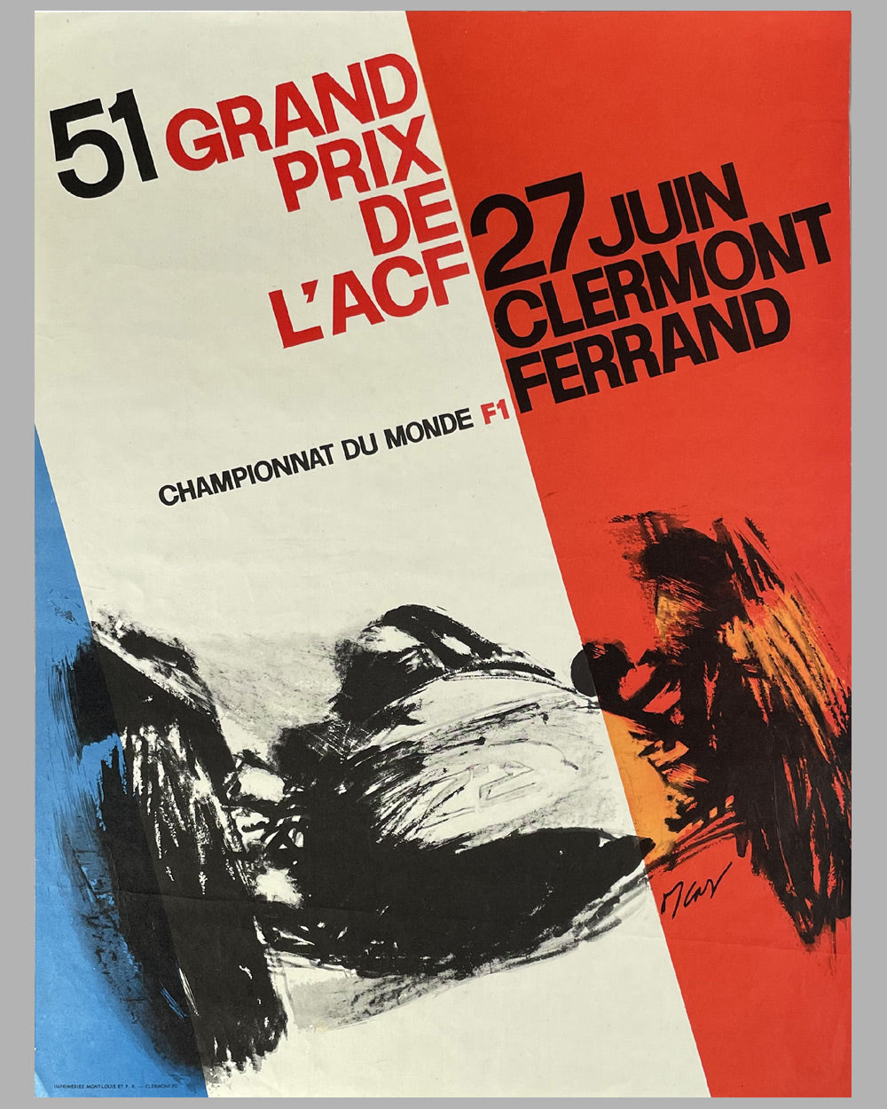 1965 Grand Prix de l’ACF original poster