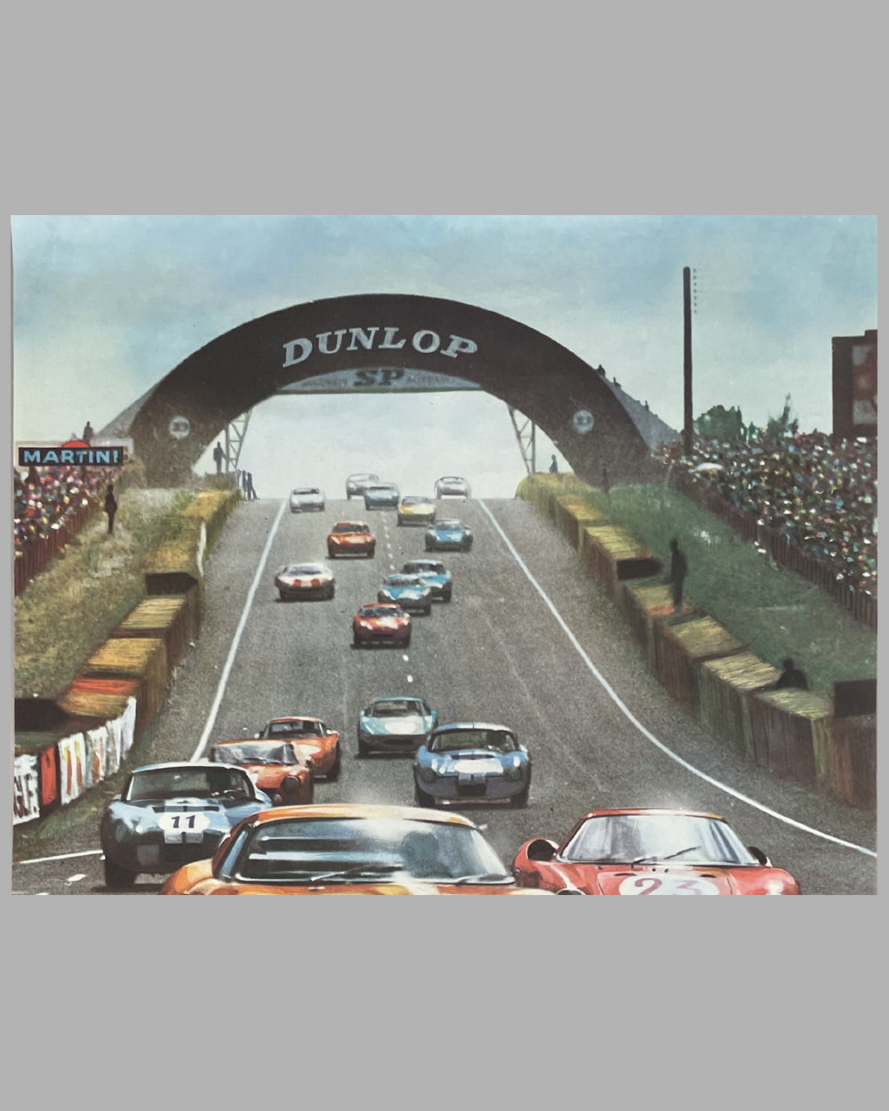 24 Heures du Mans 1966 original poster, photo by André Delourmel 2