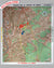 Le Mans 24 Hours map, 1967, produced for the ACO