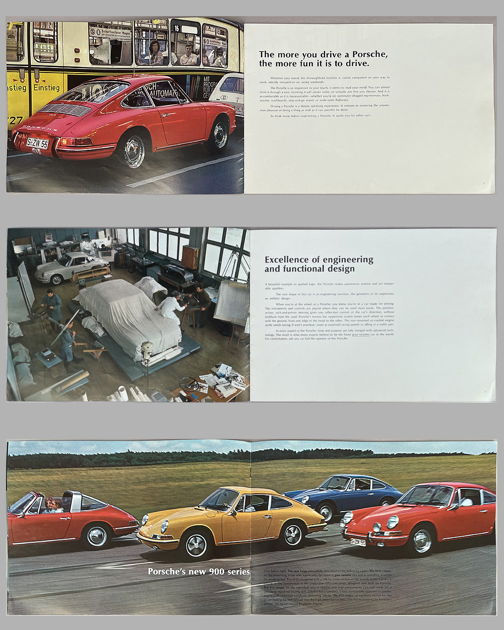 Porsche 911 - 912 sales brochure, 1967/1968 2