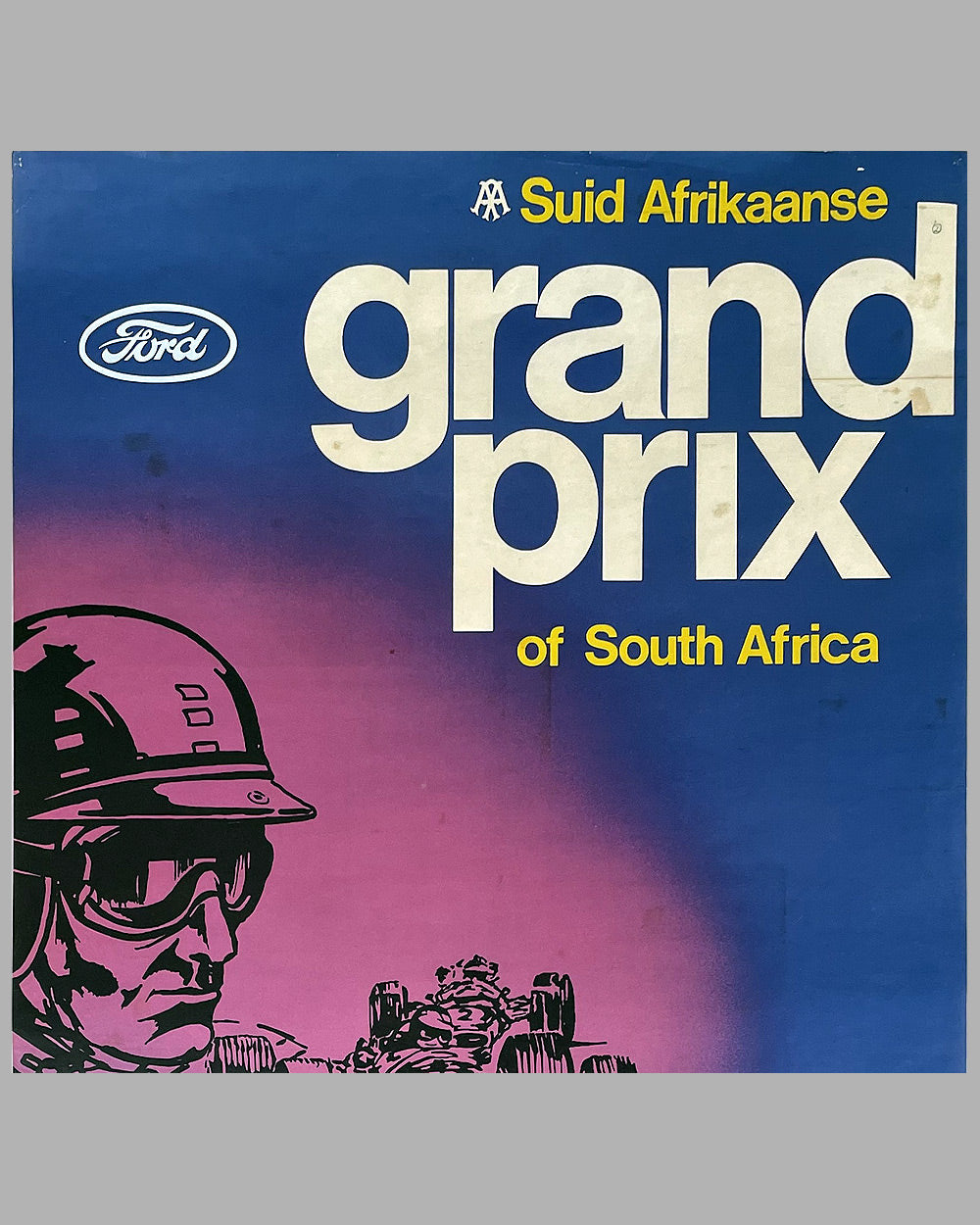 1967 Grand Prix of South Africa original poster 2