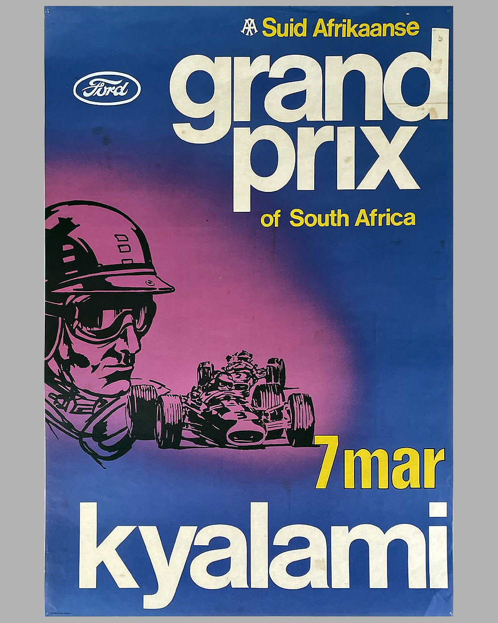 1967 Grand Prix of South Africa original poster