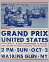 1967 U.S. Grand Prix at Watkins Glen original race poster 2