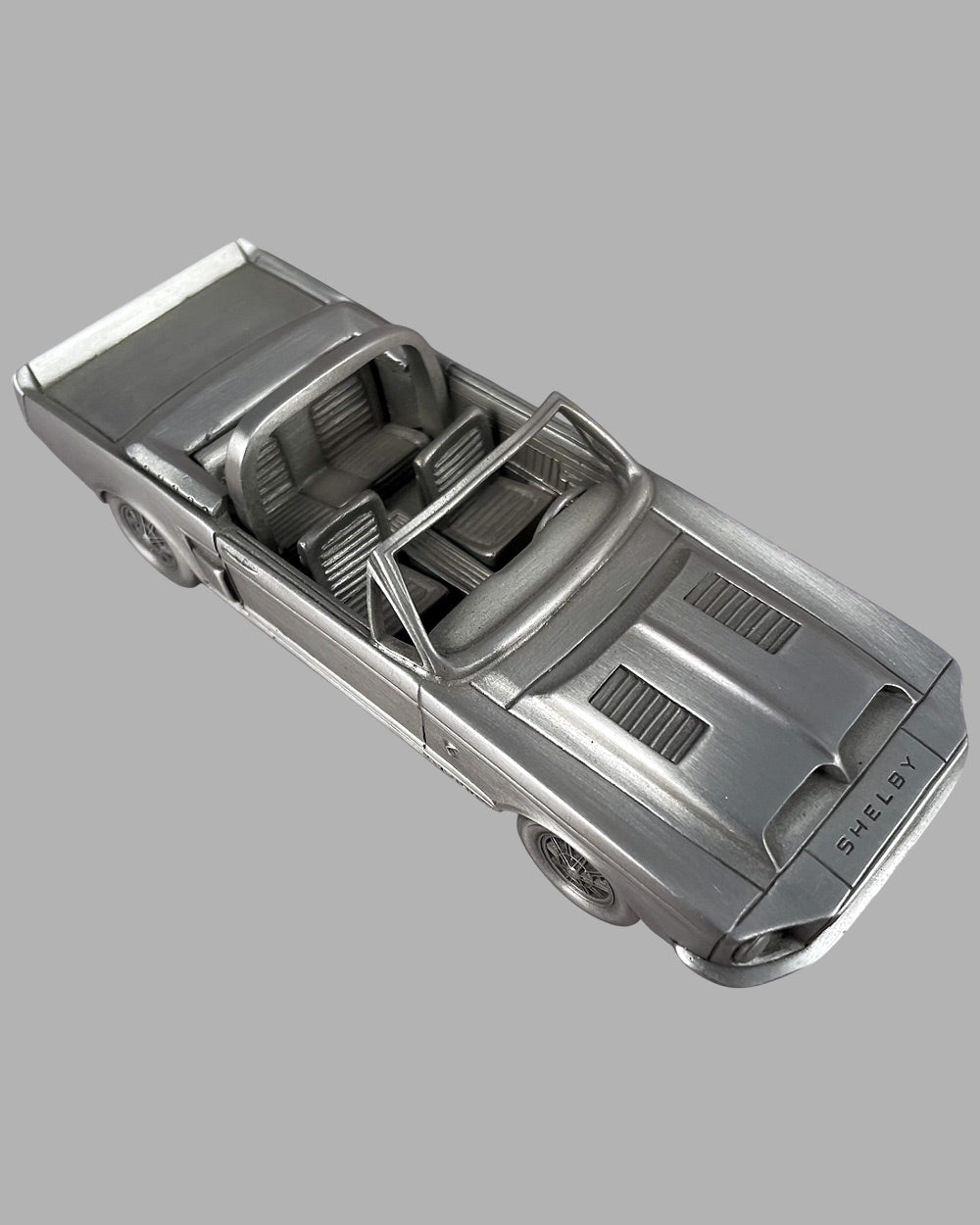1968 Shelby Mustang GT 350 pewter model / sculpture by the Danbury Mint 2
