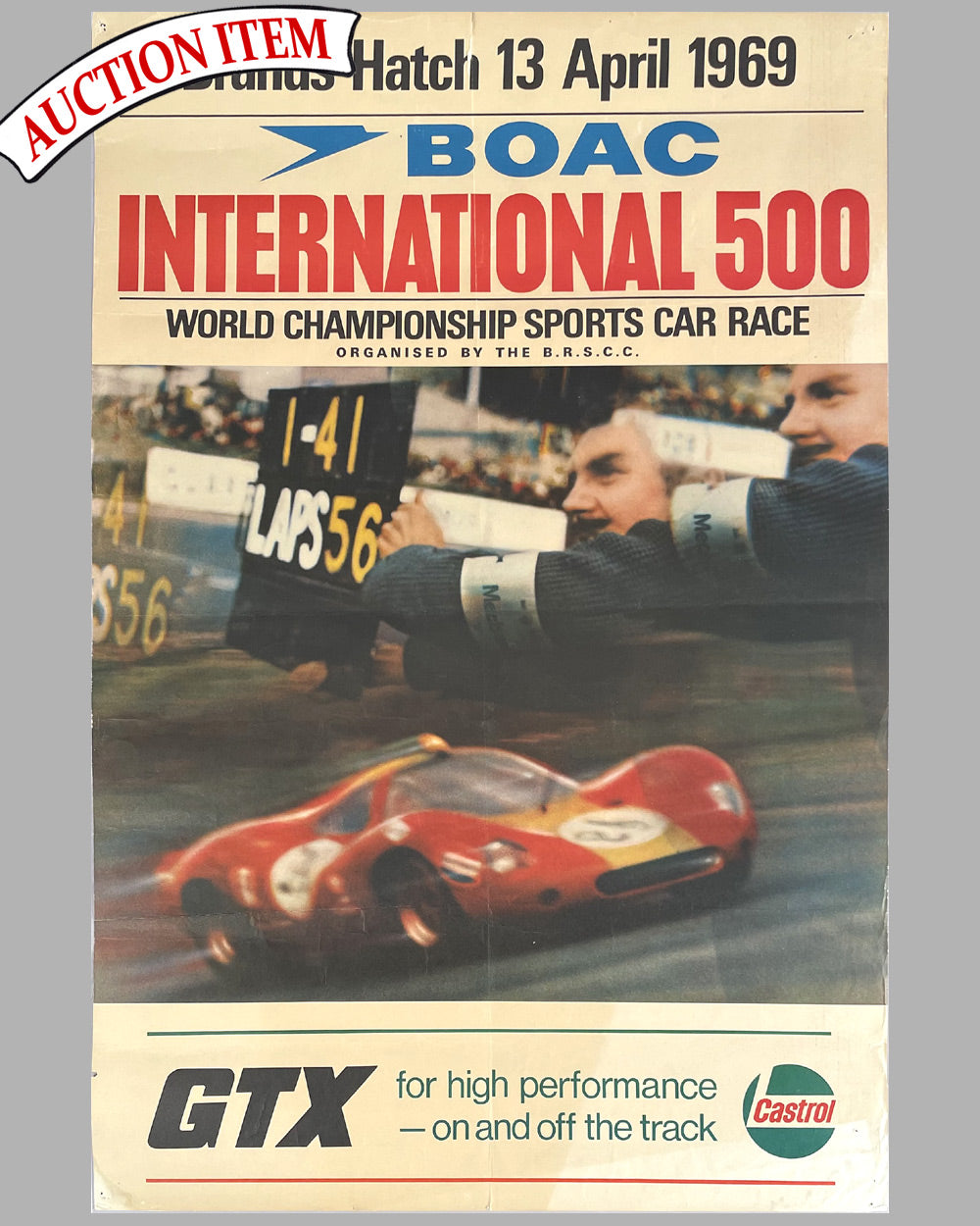 BOAC International 500, Brands Hatch 1969 poster