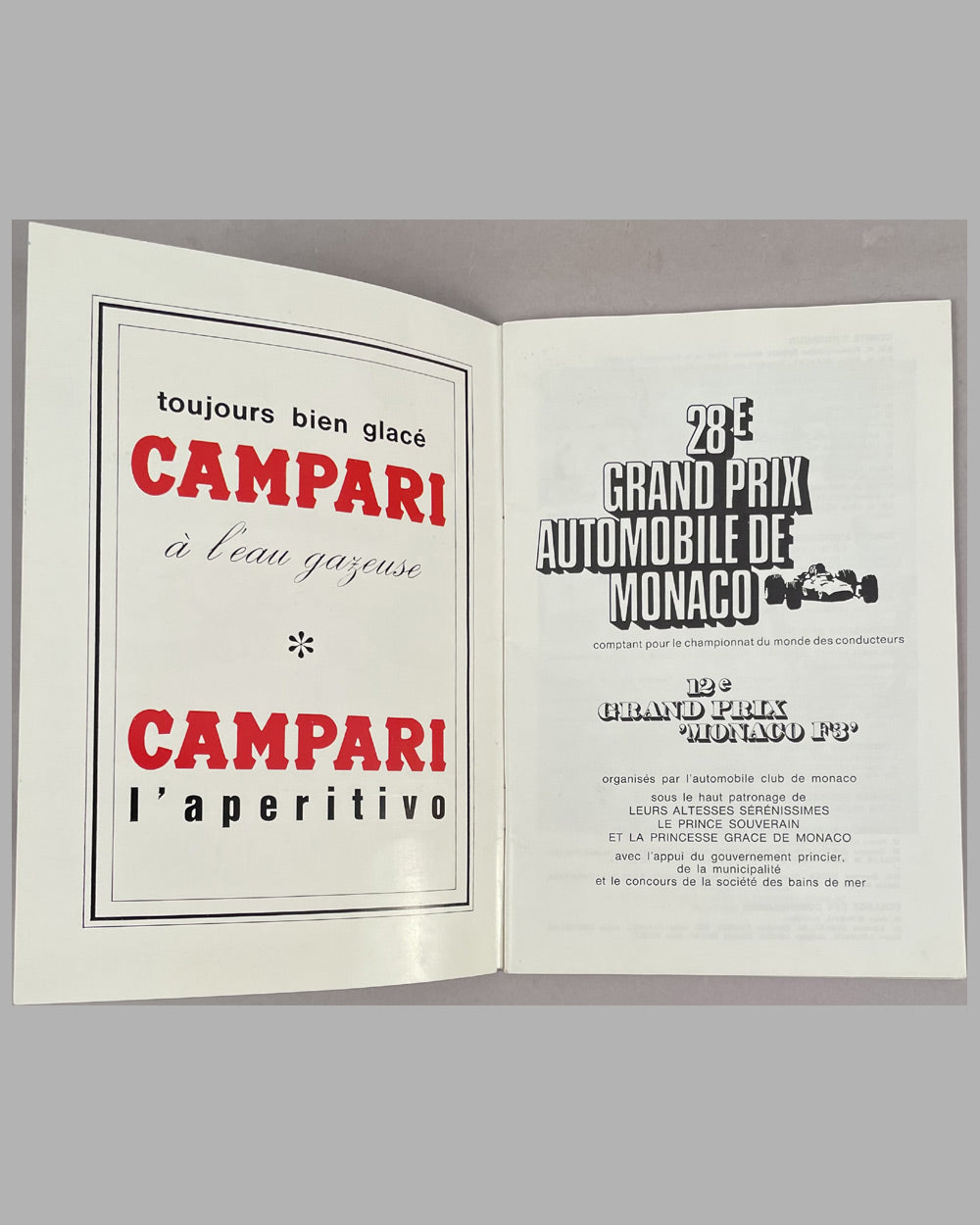 Programme official for the 1970 Grand Prix of Monaco with cover art by Michael Turner 2