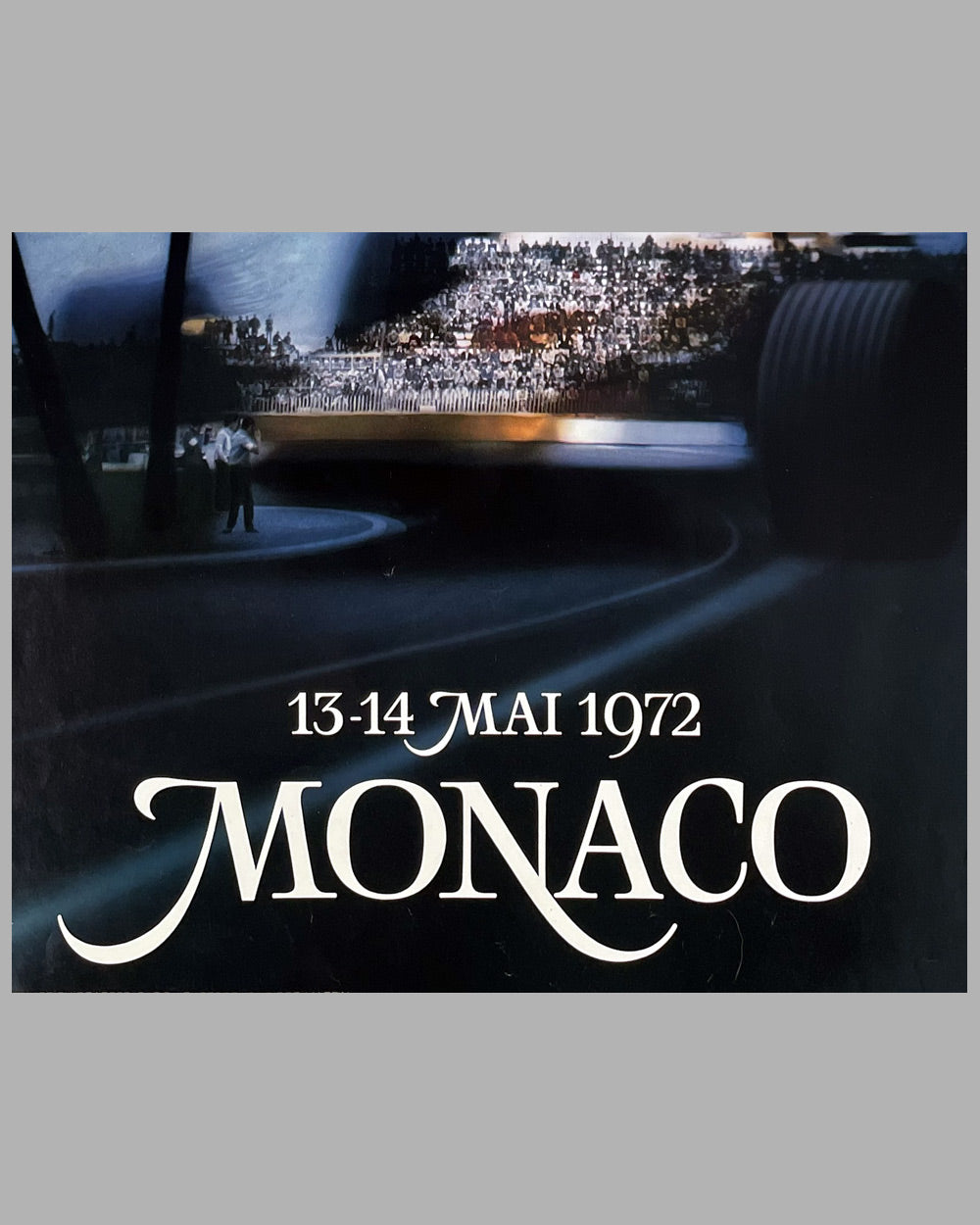 Monaco Grand Prix original poster, 1972 3