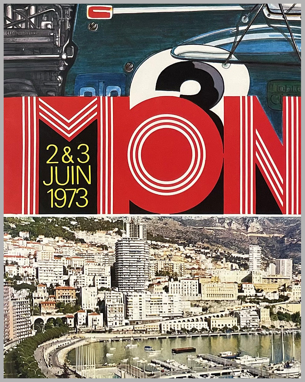 1973 Grand Prix of Monaco original poster 3