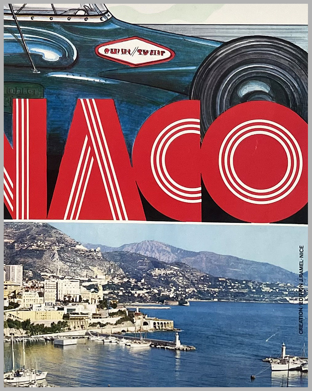 1973 Grand Prix of Monaco original poster 4