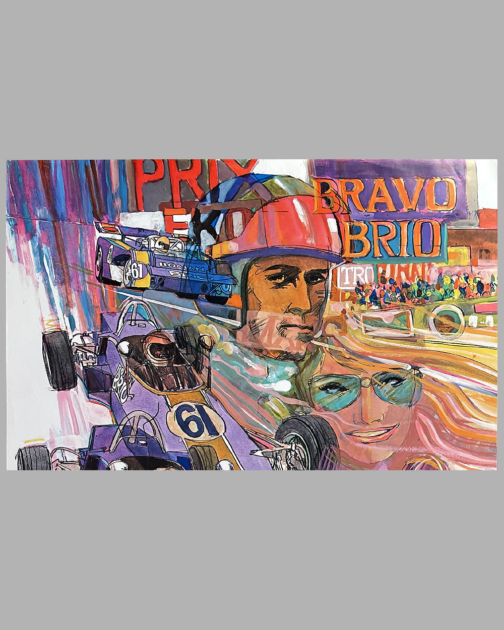 1973 The Times Grand Prix in Riverside CA. poster 2