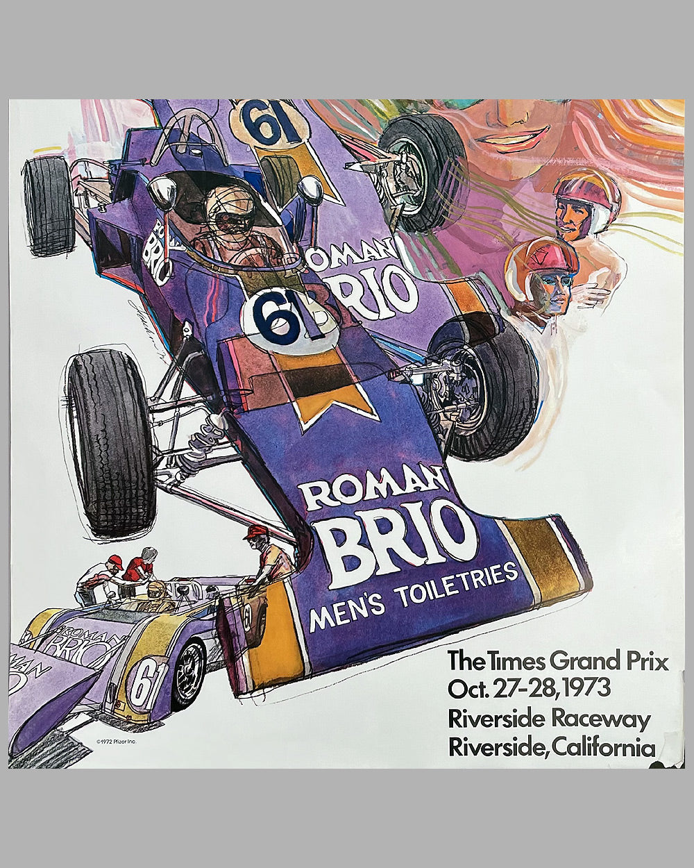 1973 The Times Grand Prix in Riverside CA. poster 3