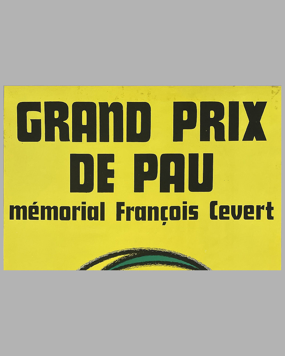 1974 Grand Prix de Pau for Formula 2 original poster 2