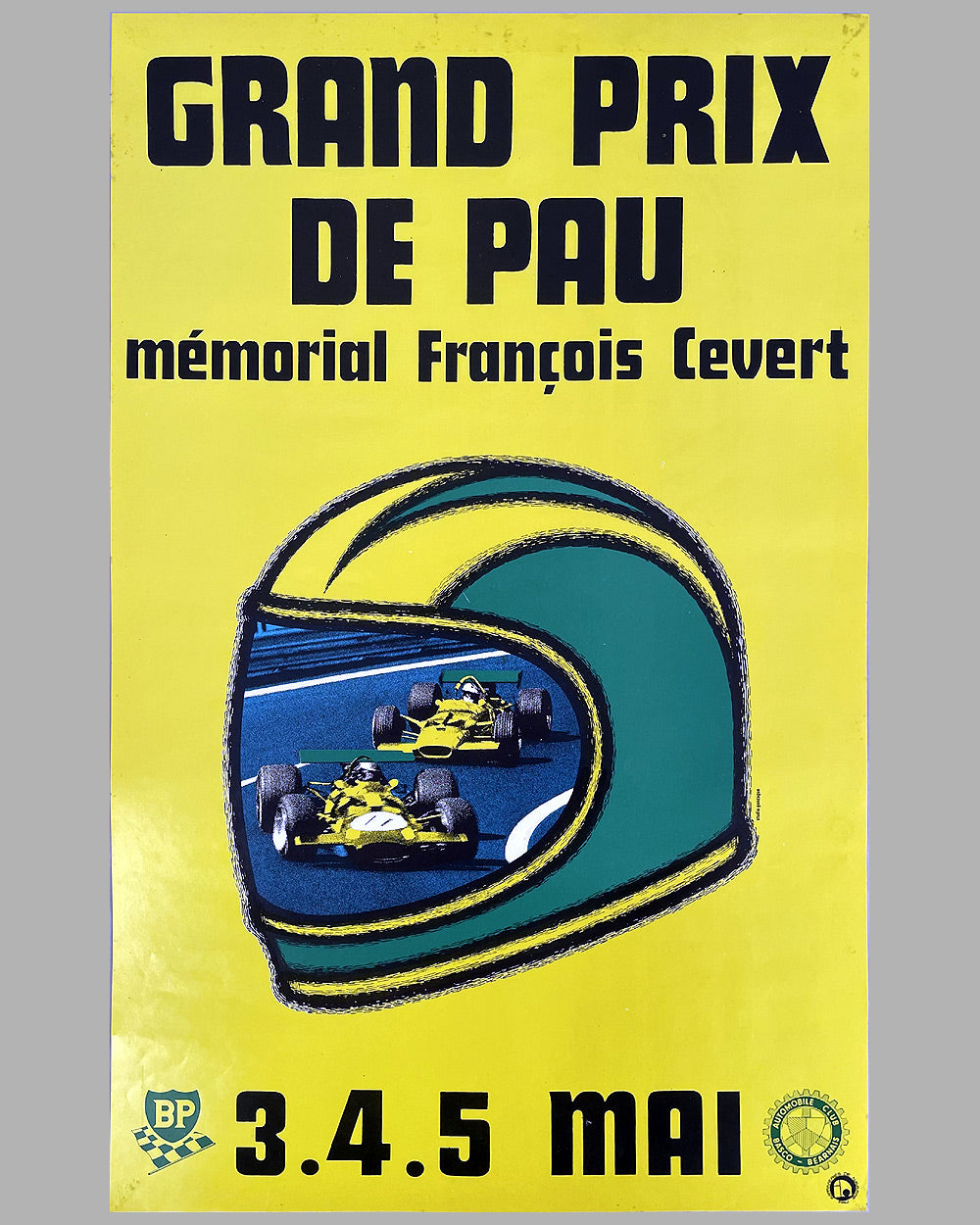 1974 Grand Prix de Pau for Formula 2 original poster