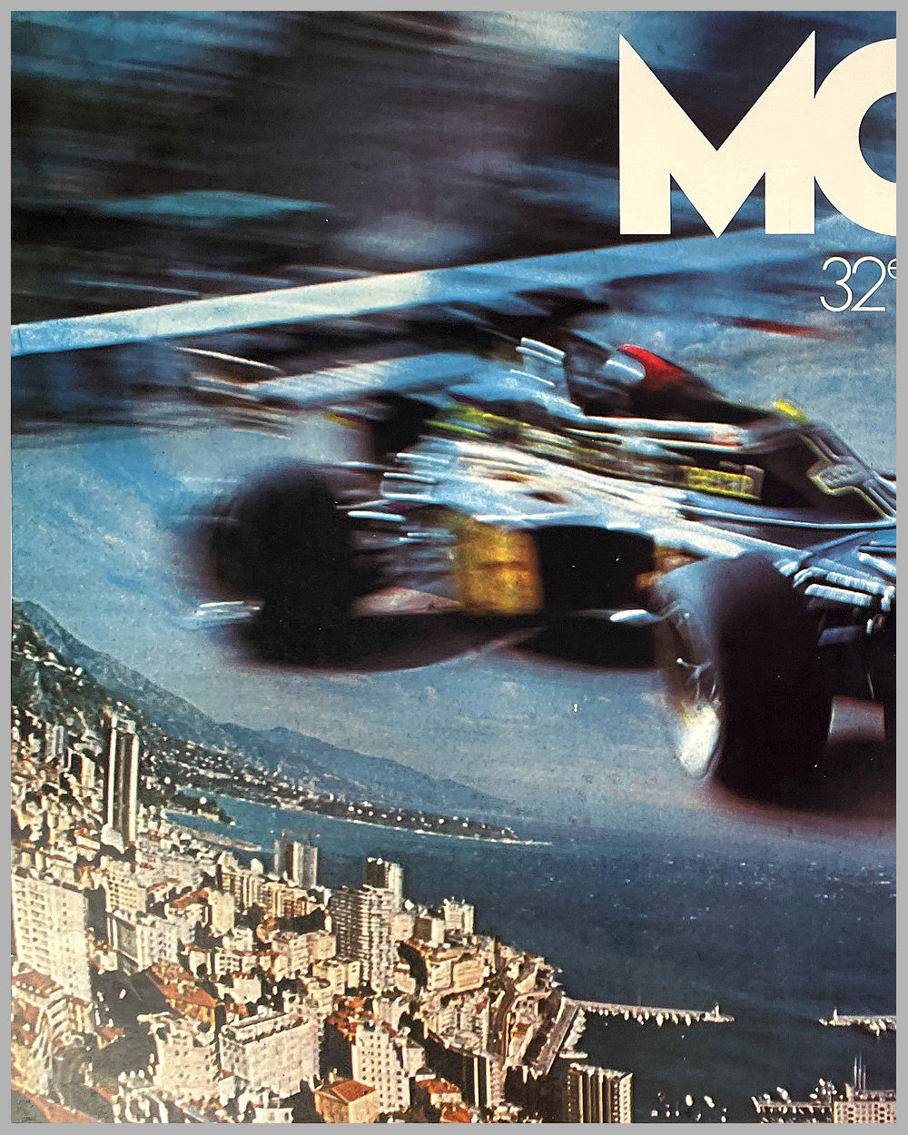 1974 Grand Prix of Monaco original poster, photo by Robert Martin 2