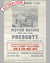 Prescott Hill Climb 1974 poster produced by the Bugatti Owners’ Club