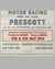 Prescott Hill Climb 1974 poster produced by the Bugatti Owners’ Club