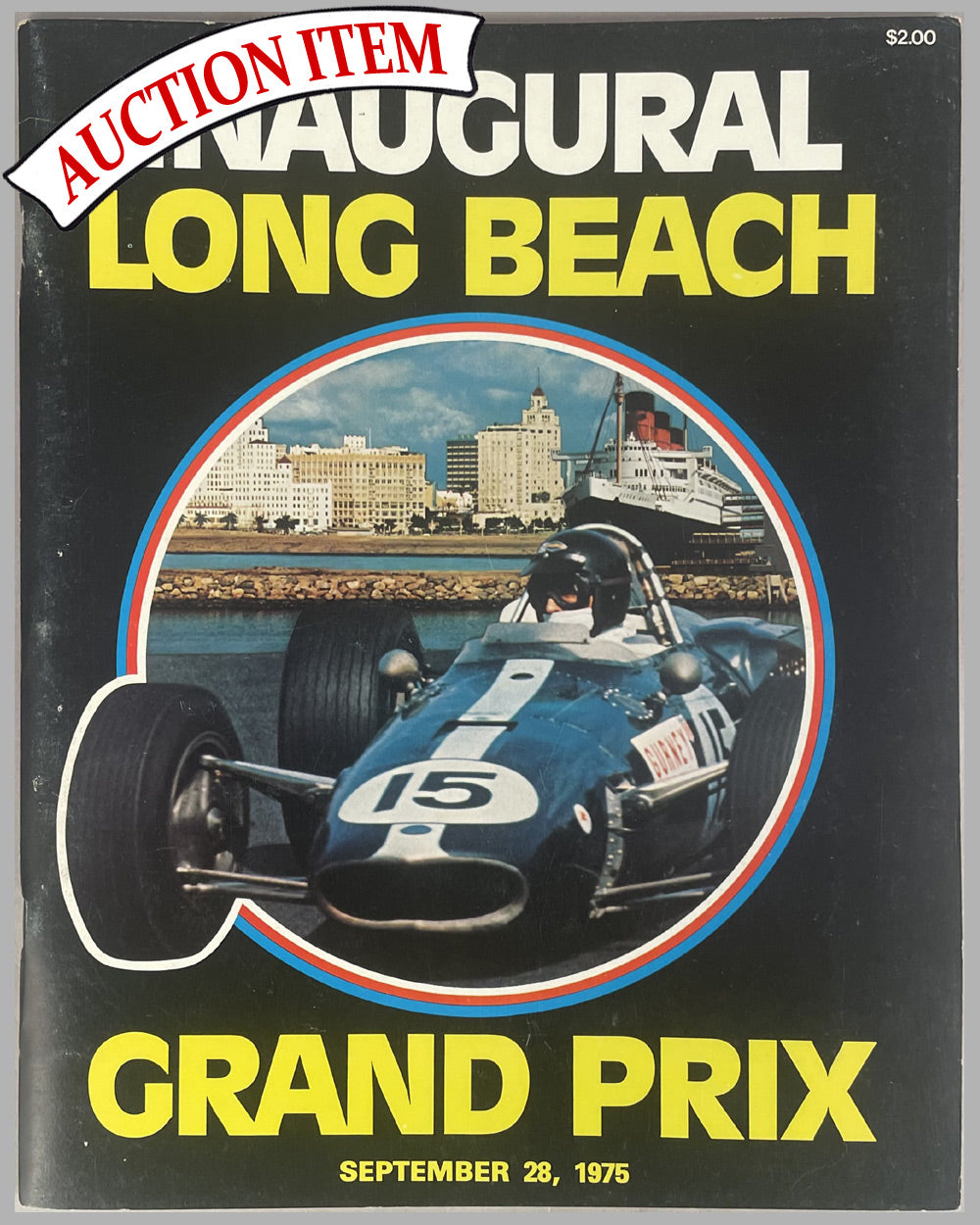 Inaugural Long Beach Grand Prix program, 1975